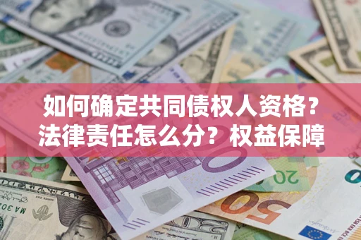 武汉如何确定共同债权人资格？法律责任怎么分？权益保障技巧揭秘！