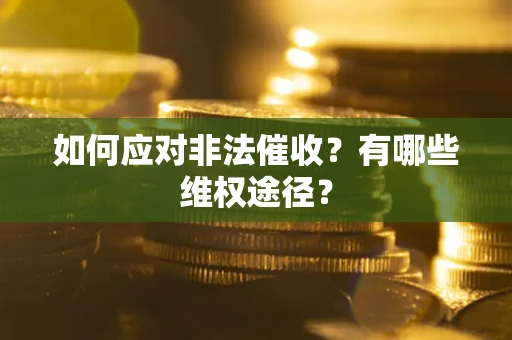 武汉如何应对非法催收？有哪些维权途径？