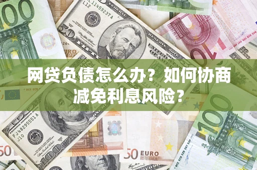 武汉网贷负债怎么办？如何协商减免利息风险？