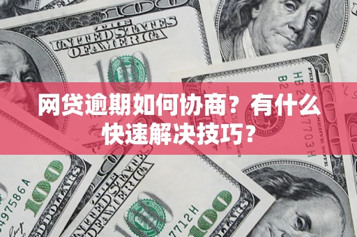武汉网贷逾期如何协商？有什么快速解决技巧？