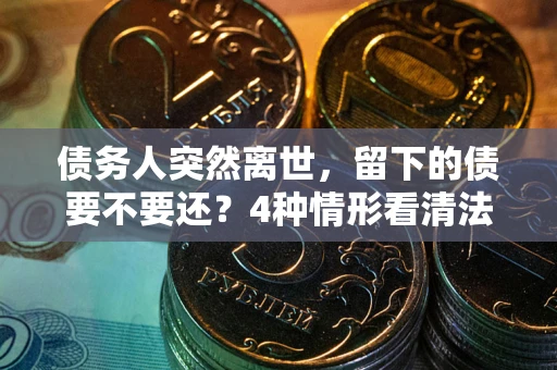 武汉债务人突然离世，留下的债要不要还？4种情形看清法律判决