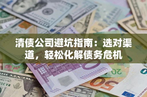 武汉清债公司避坑指南：选对渠道，轻松化解债务危机