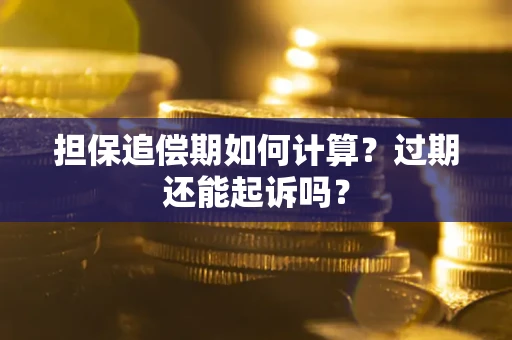 武汉担保追偿期如何计算？过期还能起诉吗？