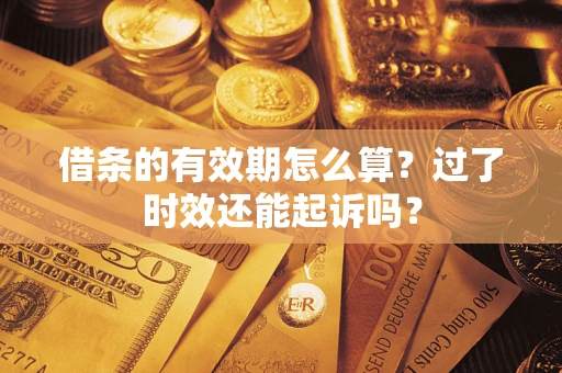 武汉借条的有效期怎么算？过了时效还能起诉吗？