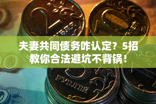 武汉夫妻共同债务咋认定？5招教你合法避坑不背锅！
