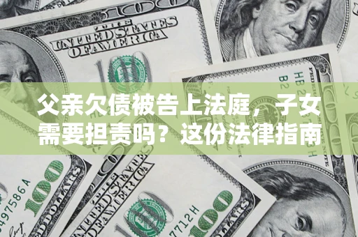 武汉父亲欠债被告上法庭，子女需要担责吗？这份法律指南必须看完