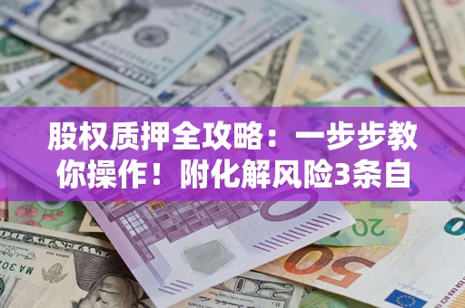 武汉股权质押全攻略：一步步教你操作！附化解风险3条自救法则