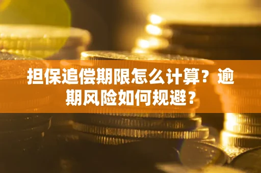武汉担保追偿期限怎么计算？逾期风险如何规避？