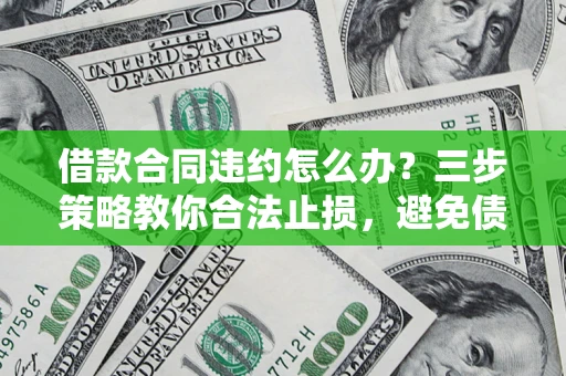 武汉借款合同违约怎么办？三步策略教你合法止损，避免债务危机升级