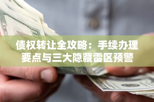 武汉债权转让全攻略：手续办理要点与三大隐藏雷区预警
