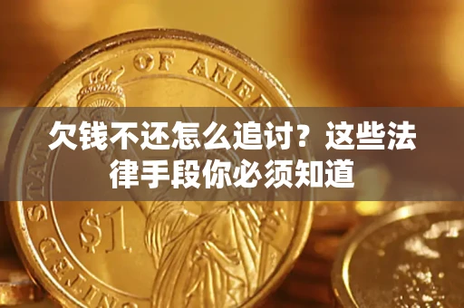 武汉欠钱不还怎么追讨？这些法律手段你必须知道